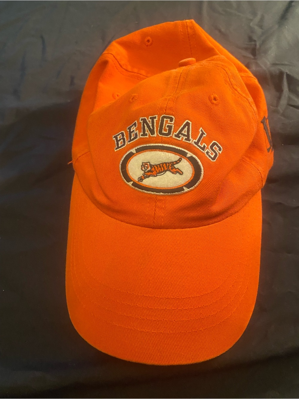 Vintage Cincinnati Bengals Logo Athletic Hat Orange NFL Tiger One Size 90s